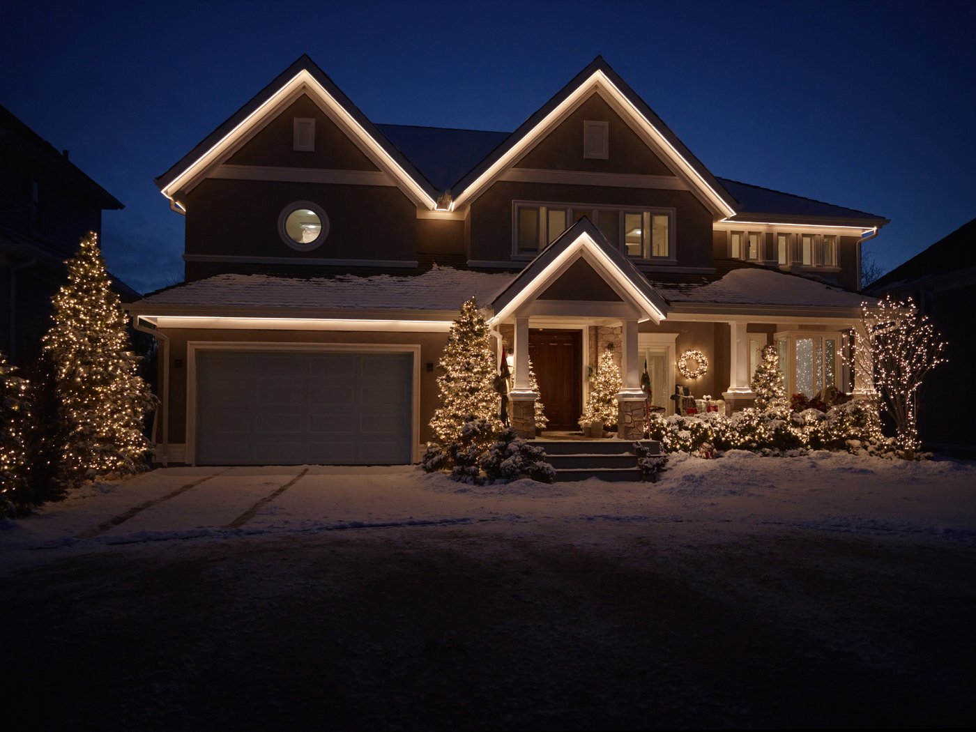 Projet d'éclairage architectural à Blainville