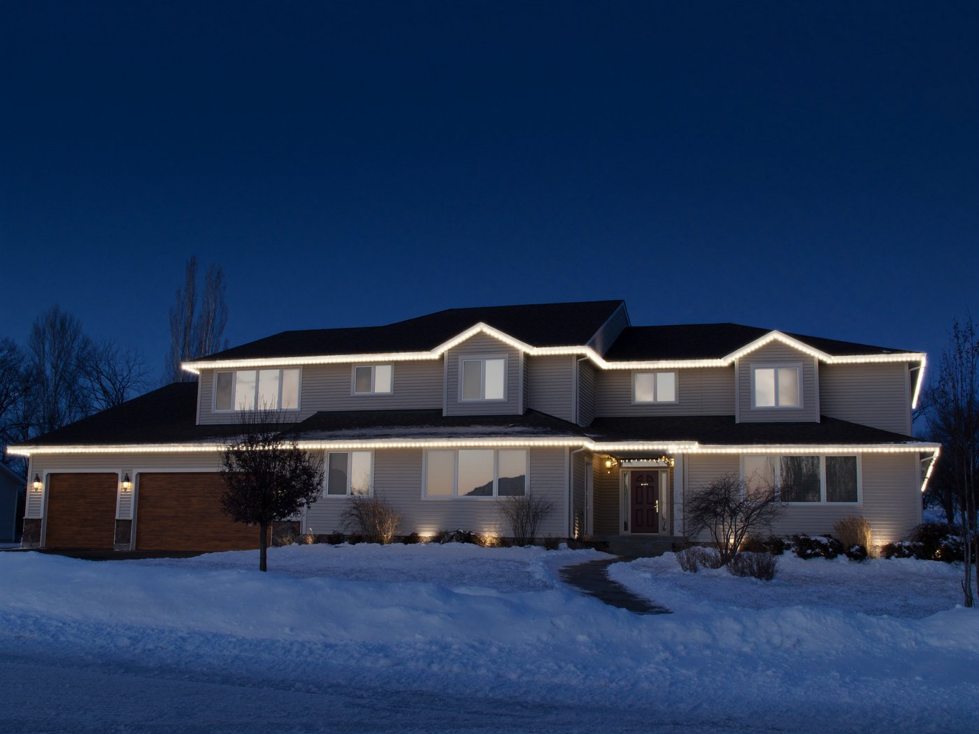 Projet d'éclairage architectural à Terrebonne