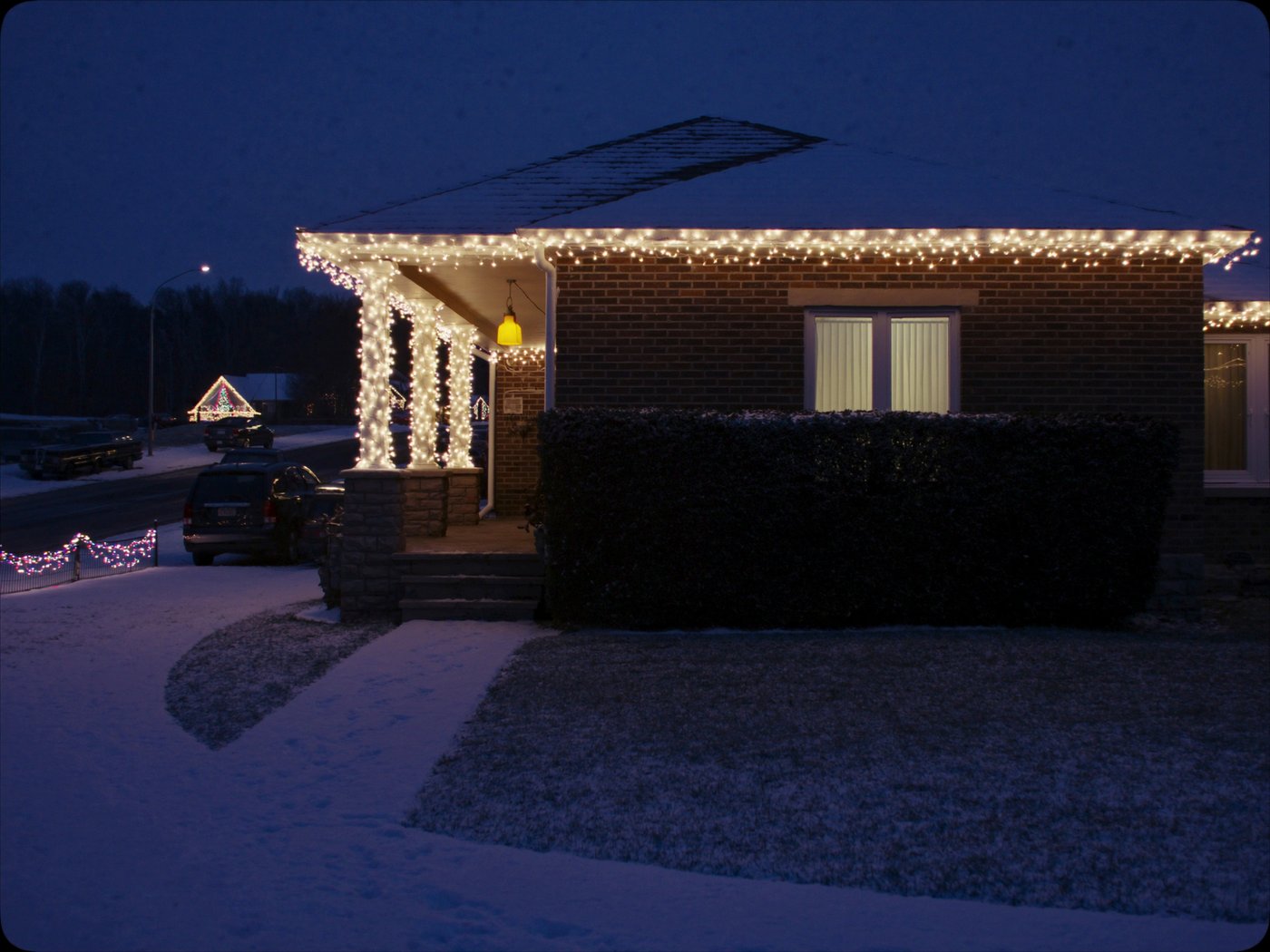 Résidence illuminée pour les Fêtes à Terrebonne